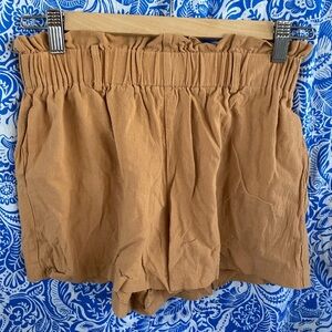 Have cotton Neutral, earthtones, elastic waist, shorts, size small made …